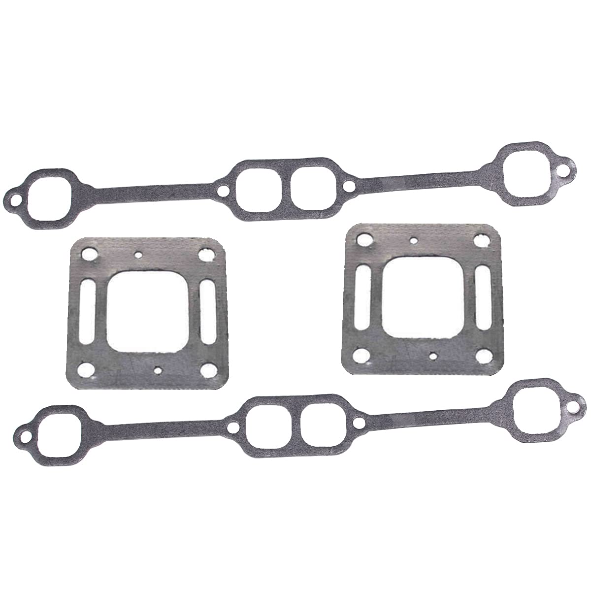 BH-Motor exhaust manifold gasket kit for MerCruiser V8 5.0 MPI/5.7 with a tight seal.