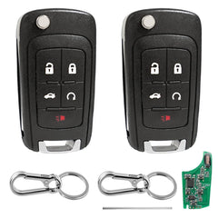 BHUMKEY 5-button remote fob front view showing compact, durable design
