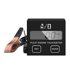 BIBARAJM small digital inductive tachometer front view for precise RPM monitoring