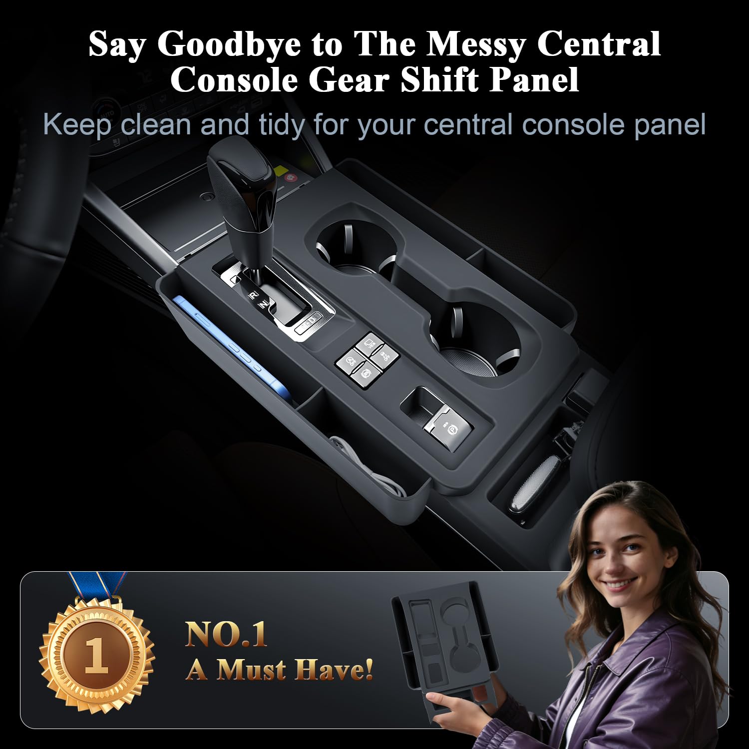 BIBIBO custom-design gear shift cover preserves controls and look