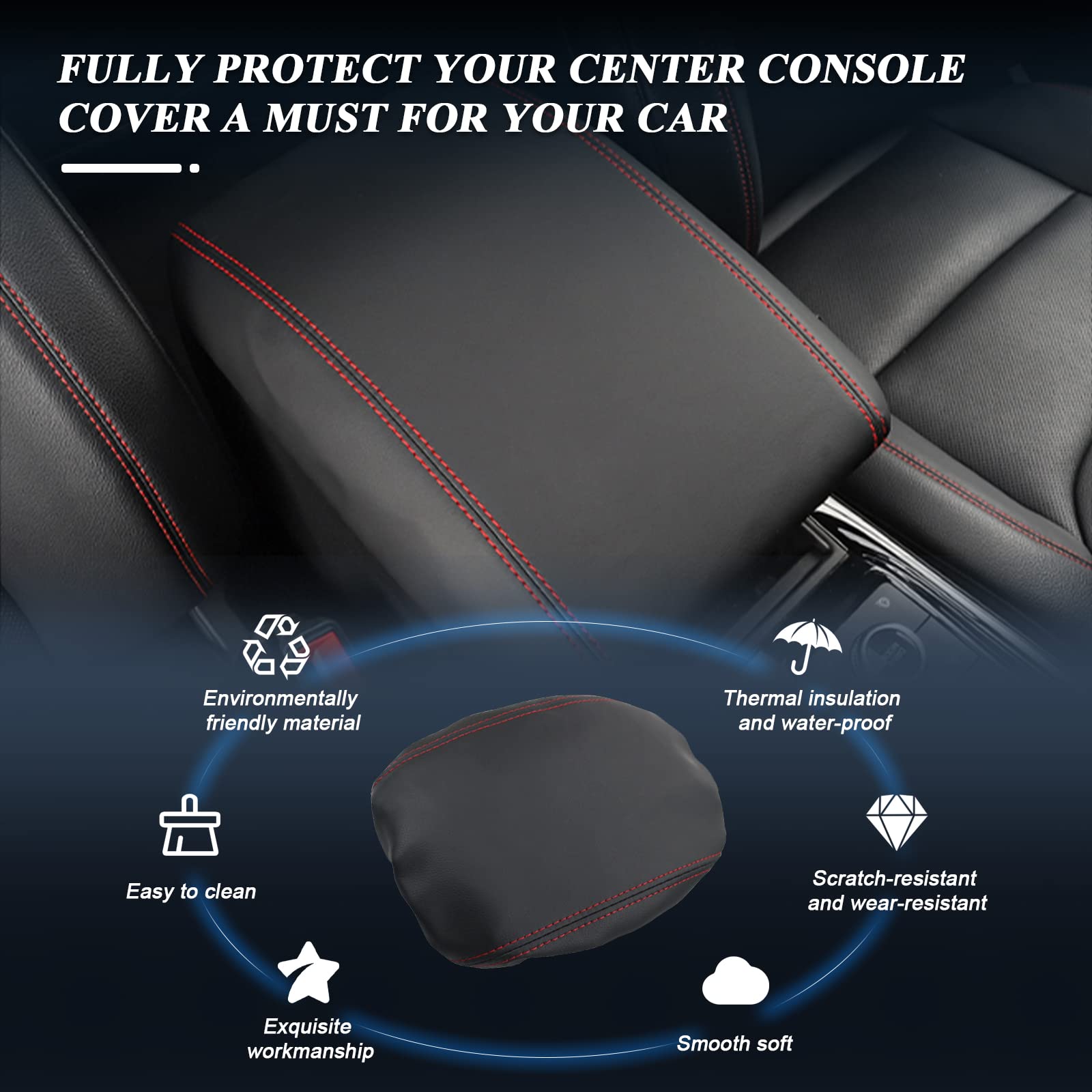 BIBIBO Explorer armrest cover in use protecting surface during daily driving