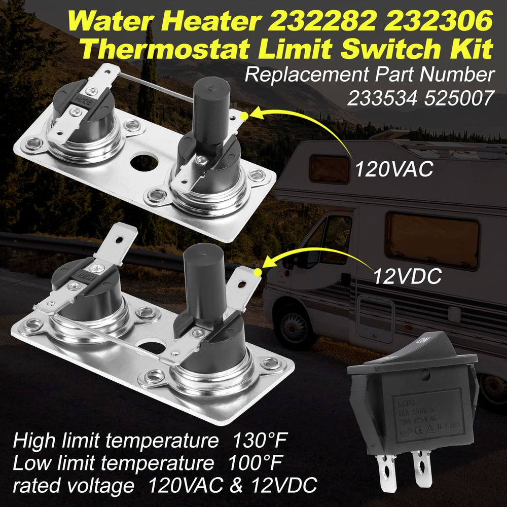 BIBIELF replacement parts kit compatible with Suburban SW series water heaters