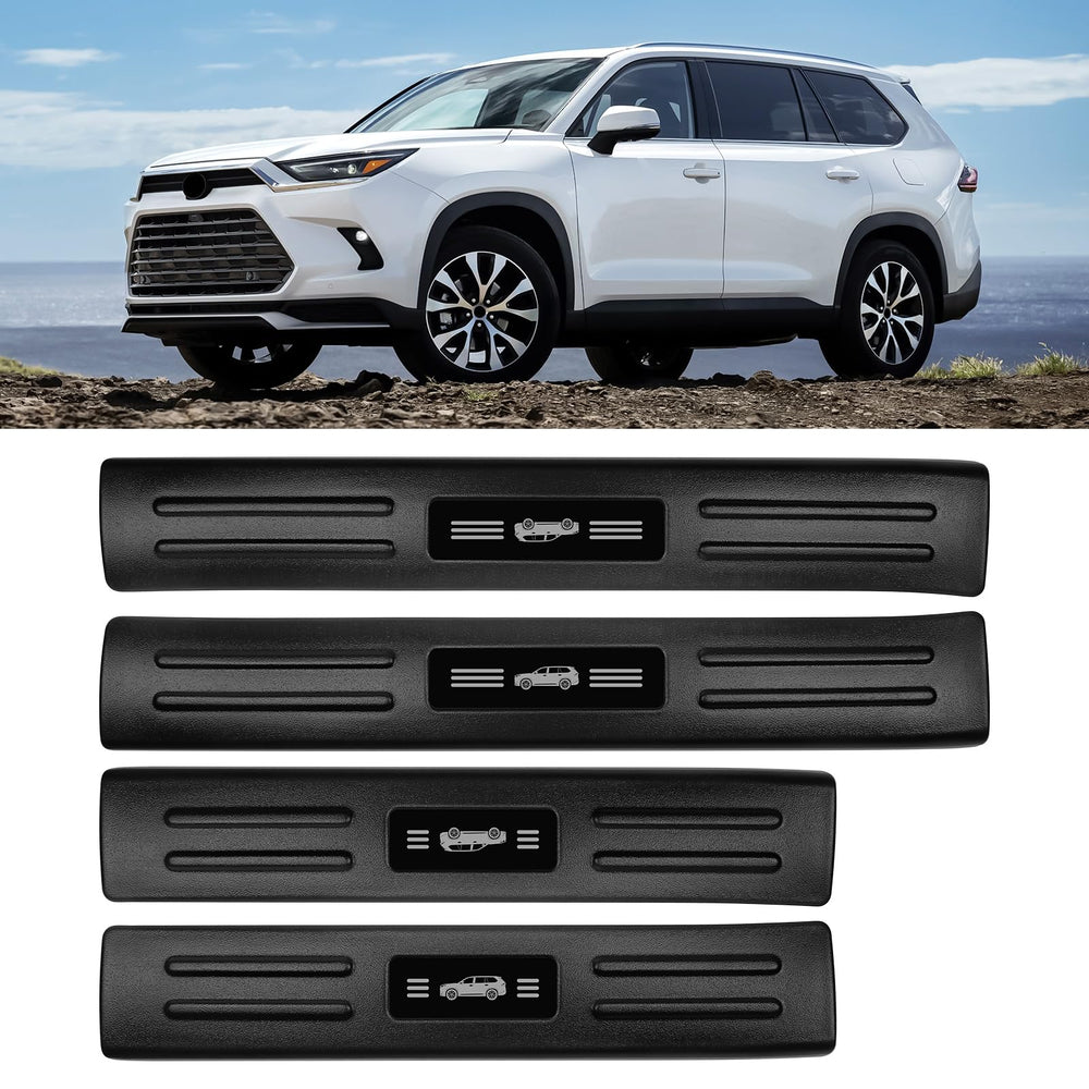 BIBLOZ Grand Highlander front door sill protector with frosted finish for protection