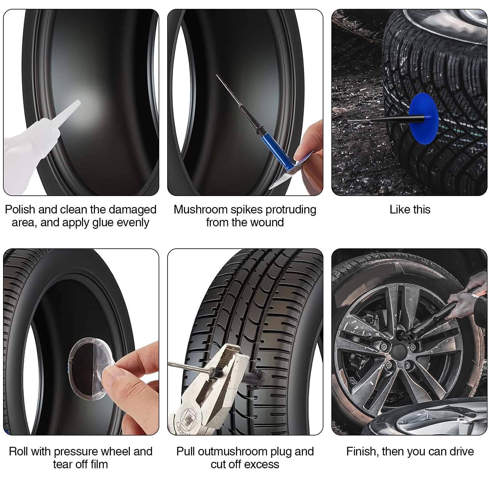 BICHENHWAI vehicle repair scene highlights car/truck/motorcycle compatibility