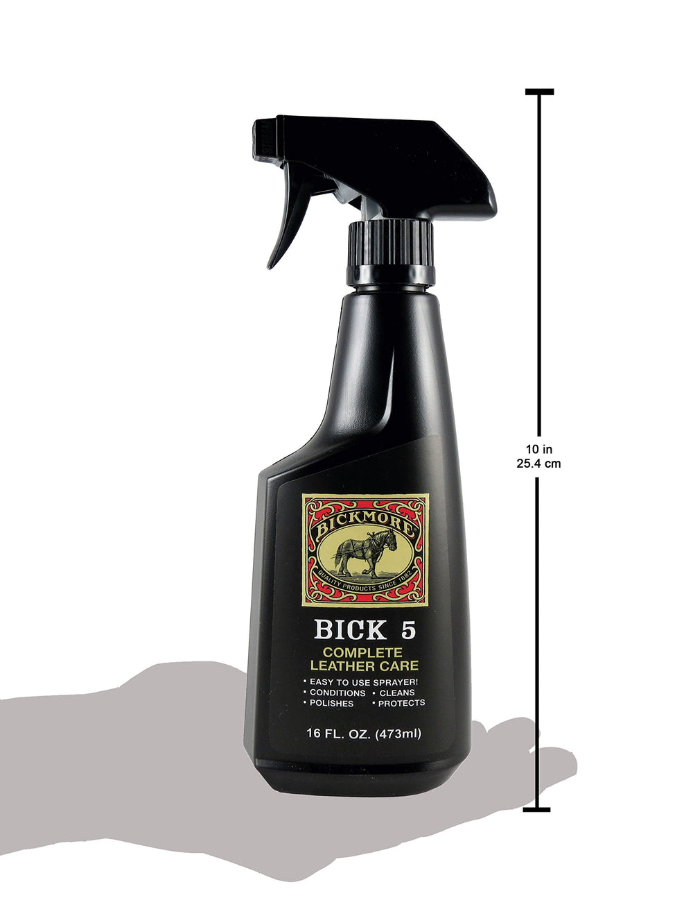 Bick 5 adjustable spray cap enabling precise application on leather