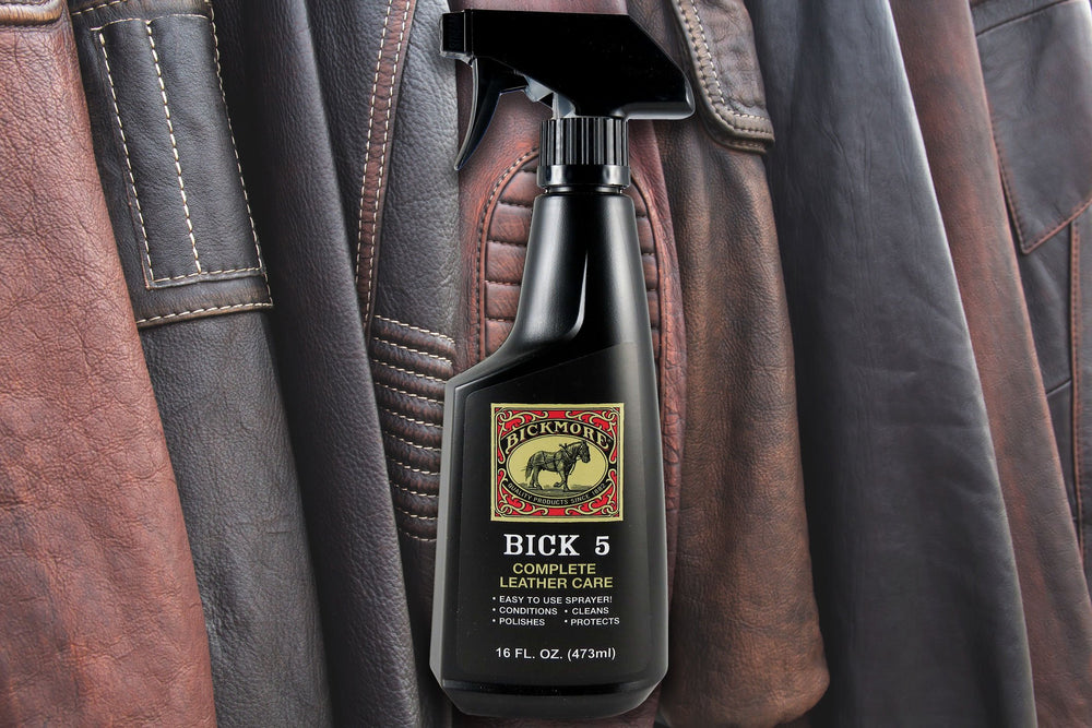 Bick 5 care on boots and jackets for renewed suppleness