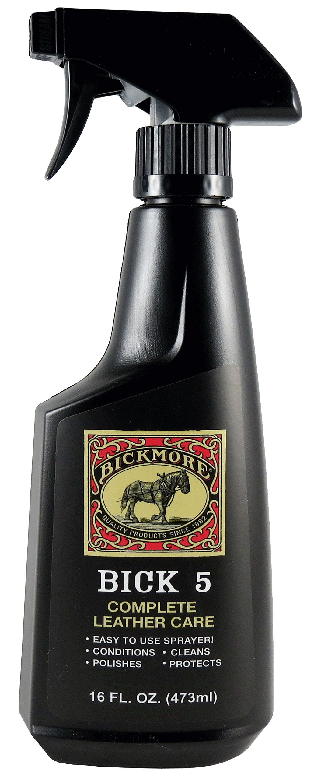 Bick 5 leather cleaner spray bottle for easy all-in-one care