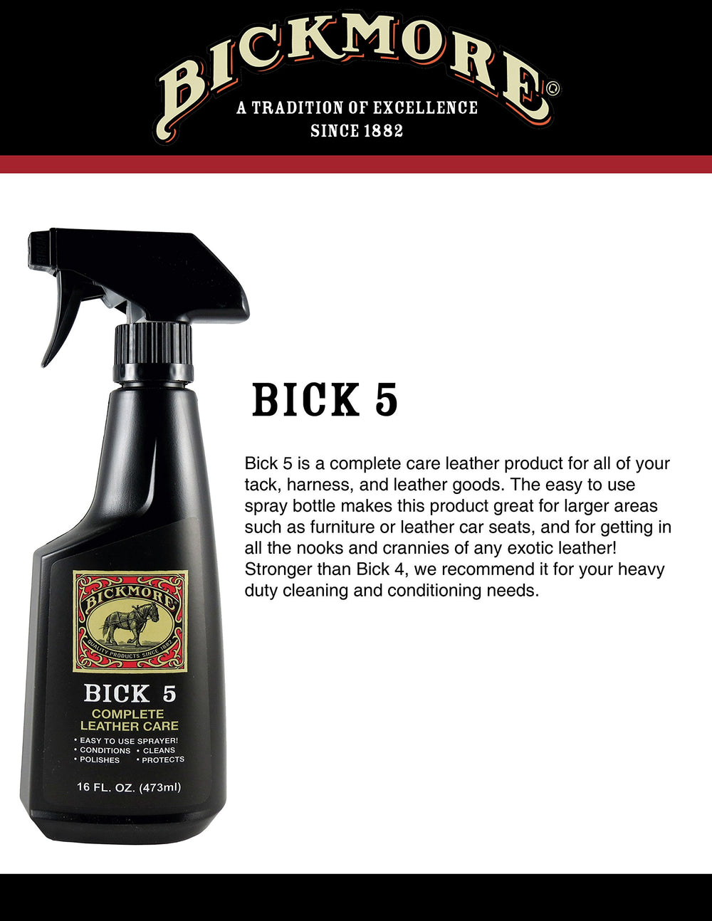 Bick 5 leather conditioner applied with cloth for deep nourishment
