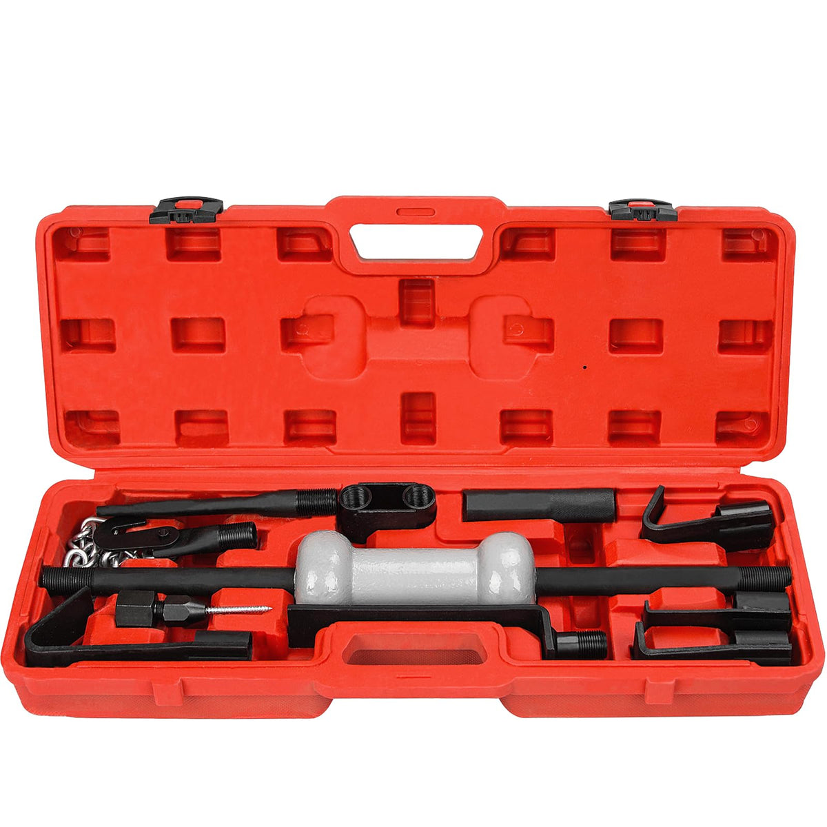 Bicos 13-piece slide hammer dent puller set for universal auto dent removal