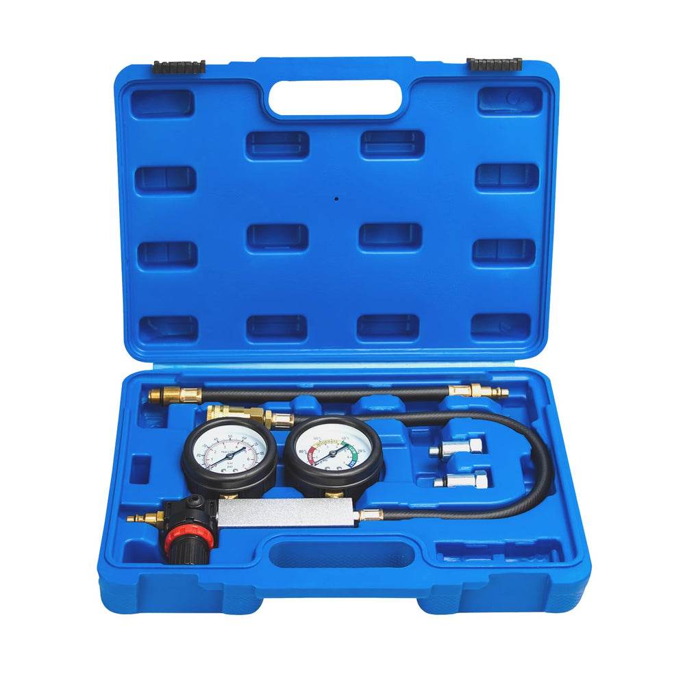 Bicos Cylinder Leak Down Tester kit main view showing universal engine compatibility