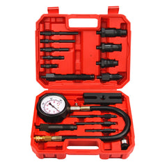 Bicos diesel compression tester gauge shows precise cylinder pressure for diagnostics.
