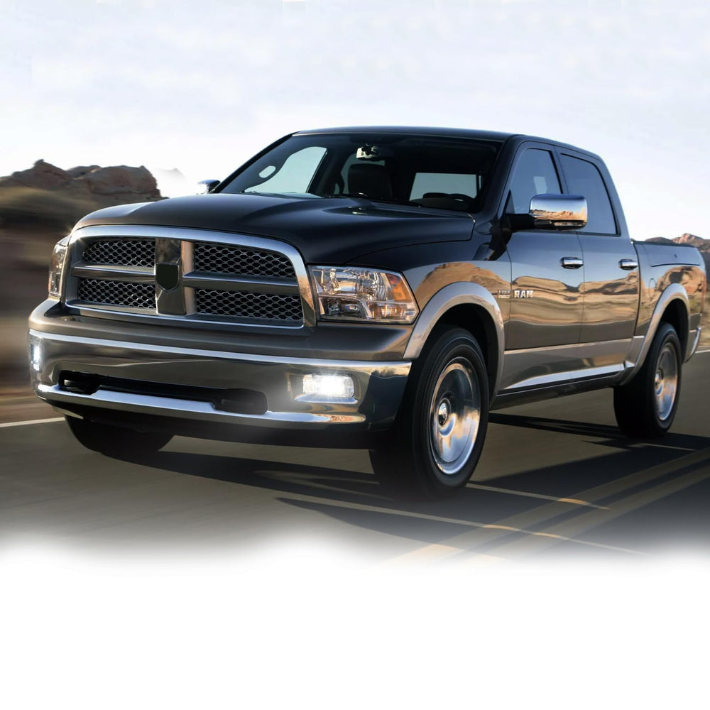 BICYACO Ram compatibility fog lights fit 2009-2012 Ram 1500 and 2010-2018 Ram 2500/3500
