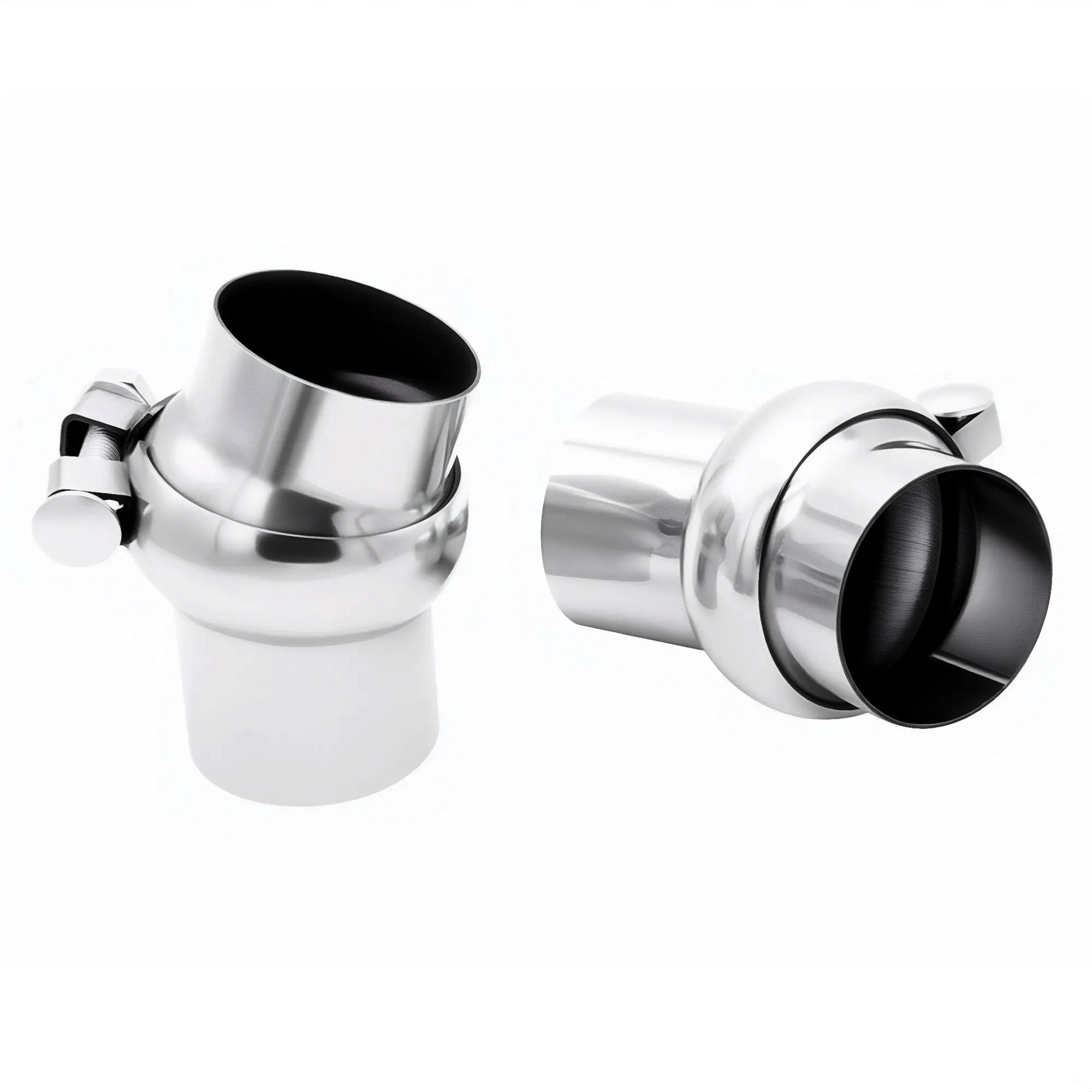 Bielpord stainless steel exhaust elbow 63mm withstands heat during mods