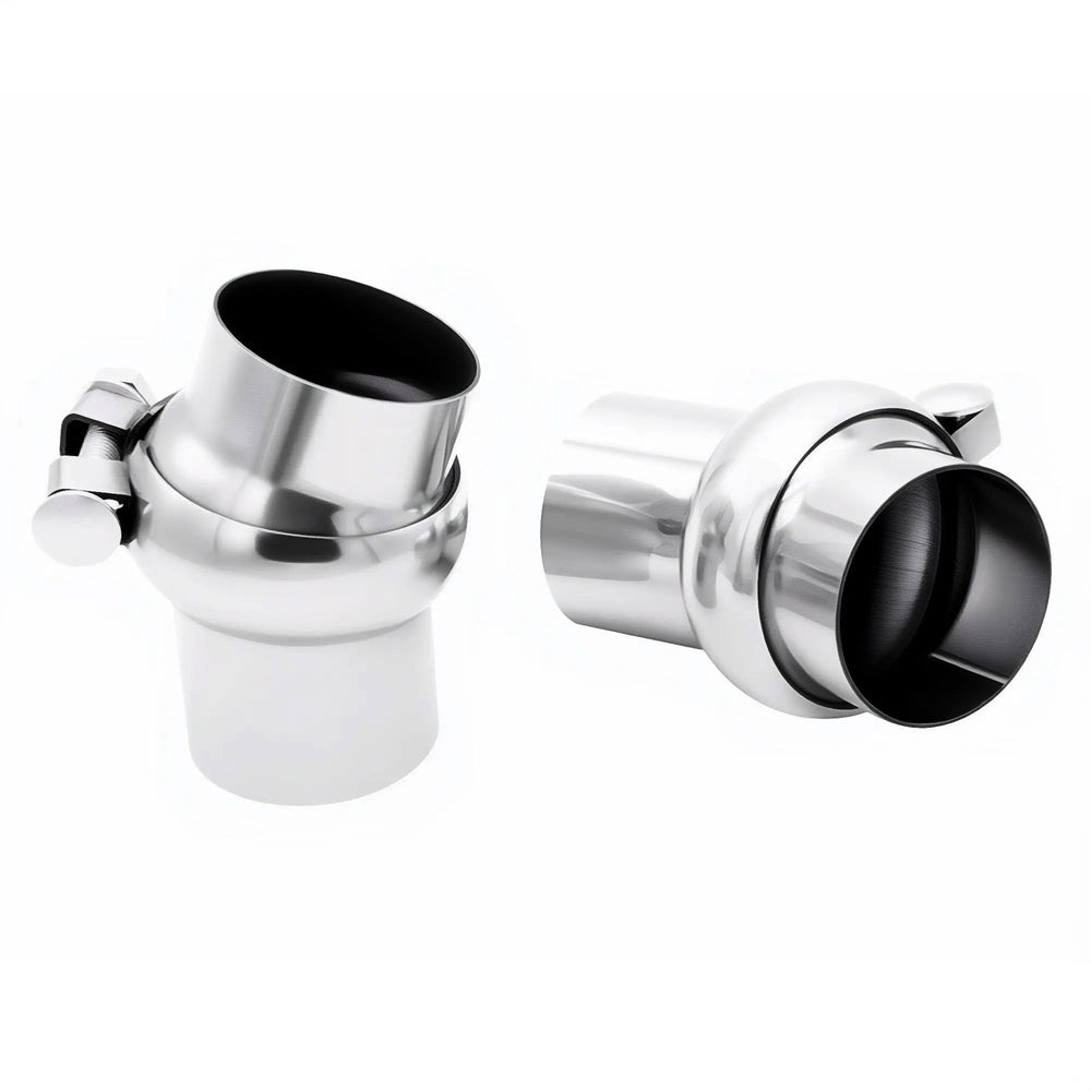 Bielpord stainless steel exhaust elbow 63mm withstands heat during mods