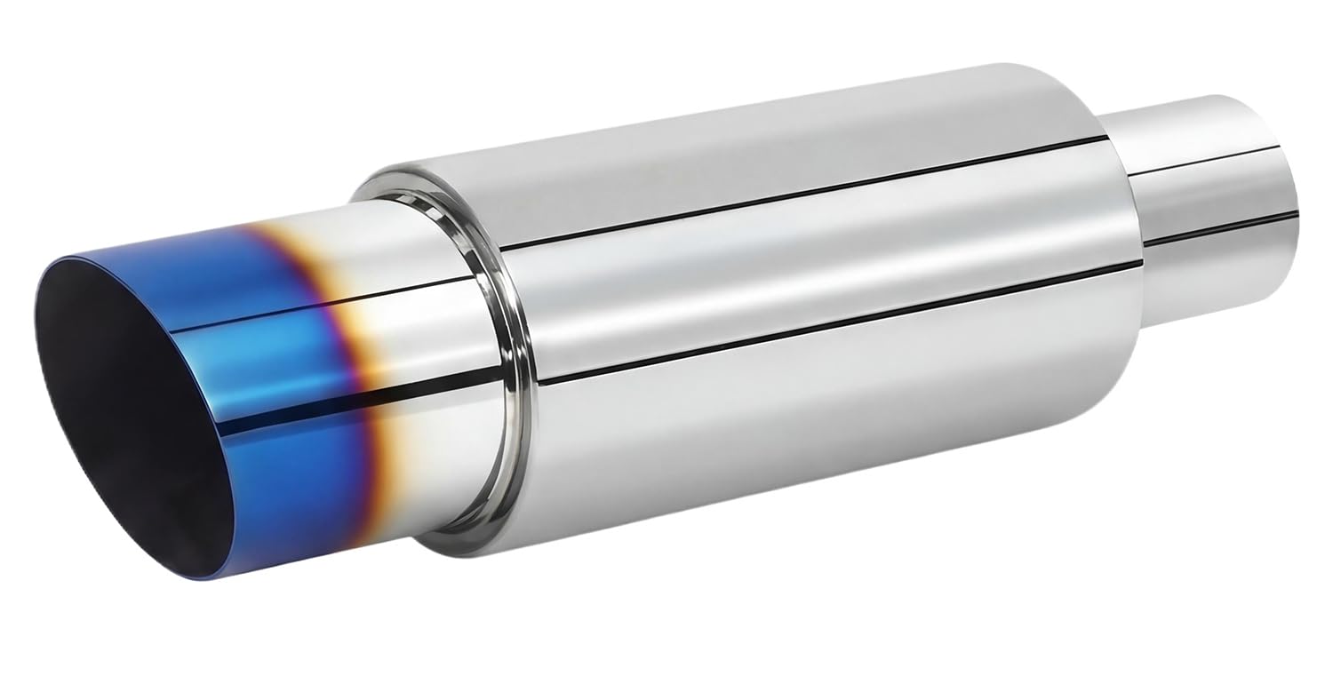 Bielpord universal muffler with burnt finish for deeper tone and style.