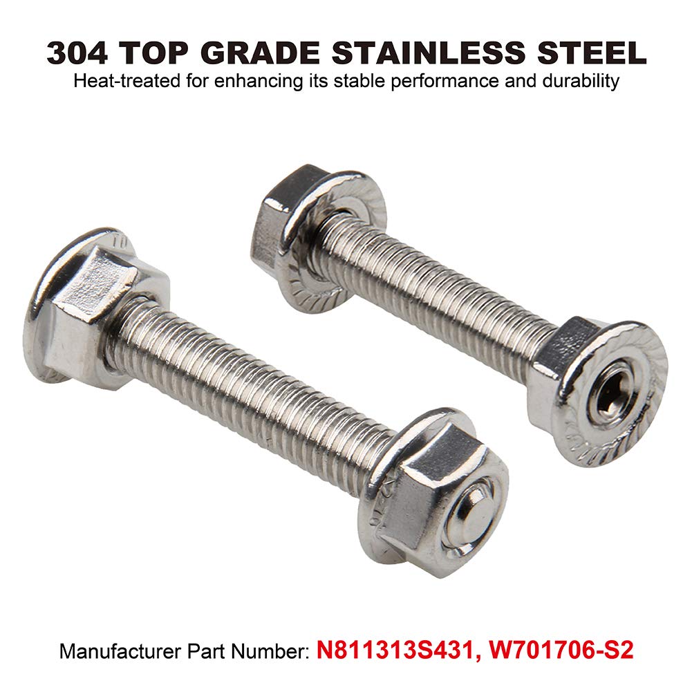 Big-AutoParts 304 stainless studs and serrated nuts offer durable replacement