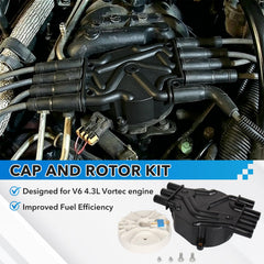 Cap interior arc-control design by Big-Autoparts supporting smooth ignition spark.