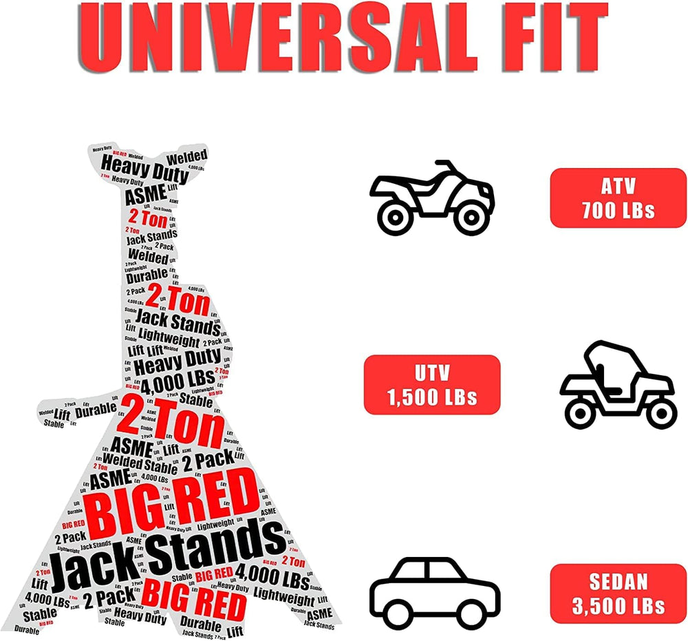 BIG RED AT42002R-3 red powder coating resists rust and maintains visibility in the shop.