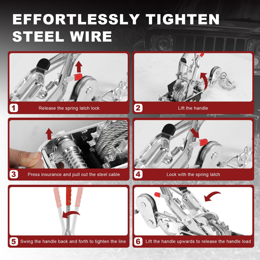 Versatile use for workshop, farm, construction, and automotive tasks.