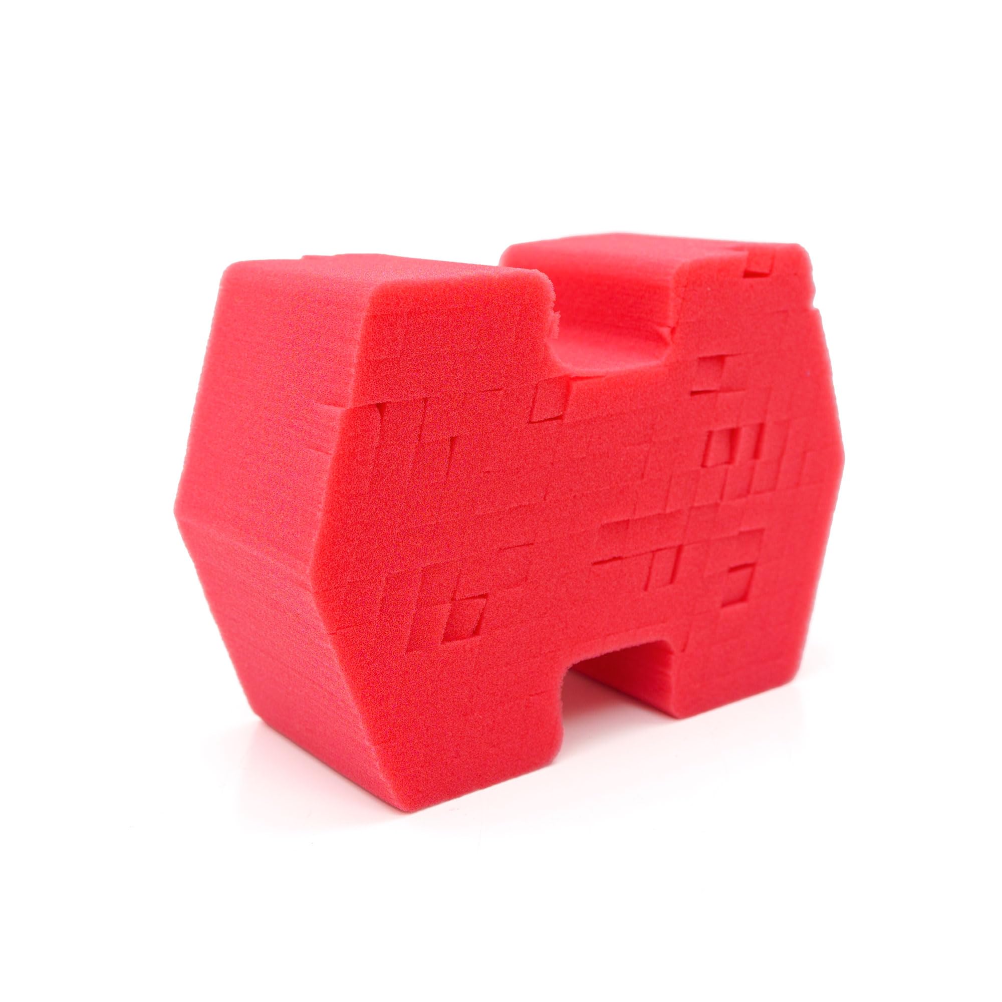 Big Red Sponge 2.0 foam detail highlights broad surface for fast cleaning