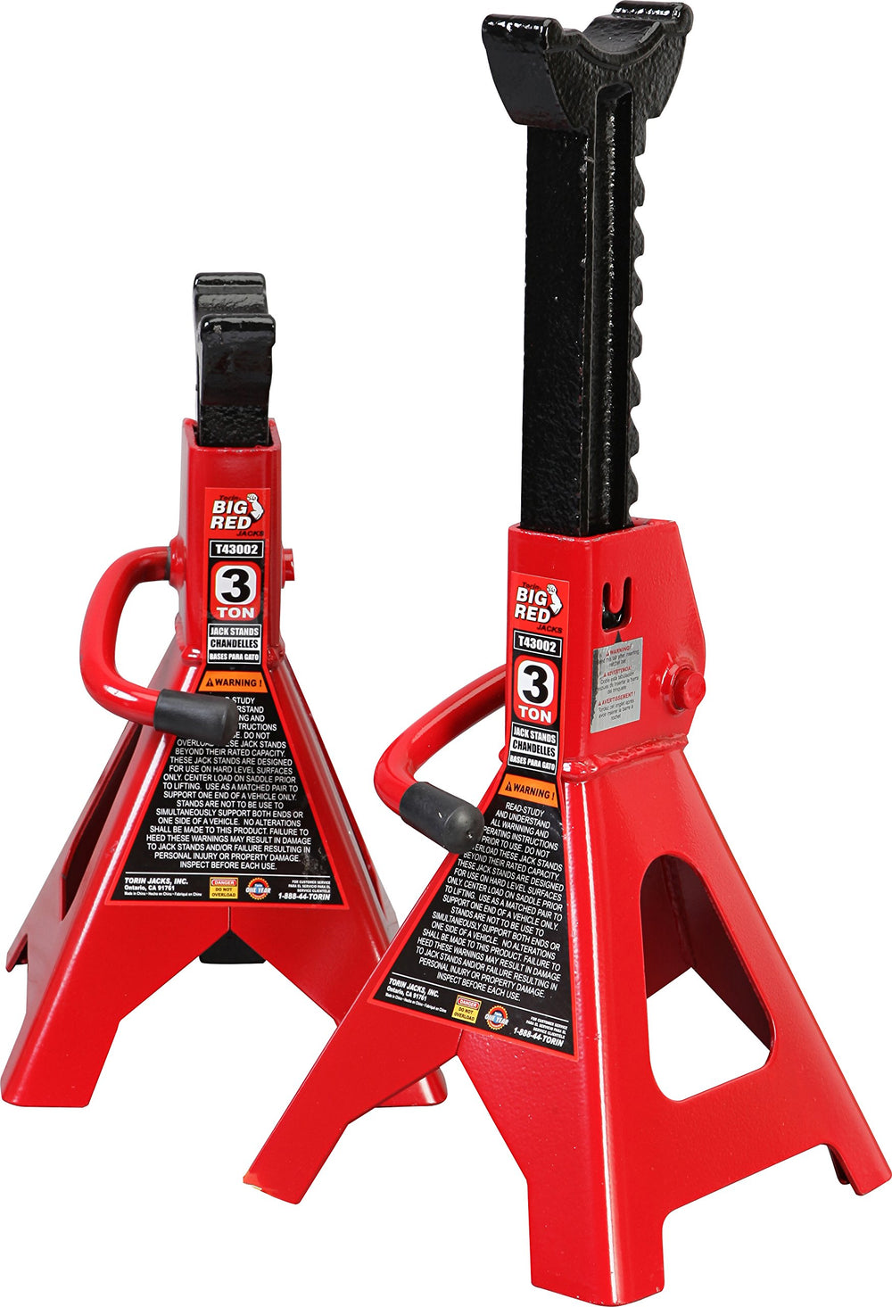 BIG RED T43202 side view shows sturdy welded-frame construction for reliable support