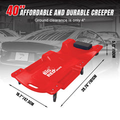 Dual side trays on BIG RED TRP6240 for quick tool access