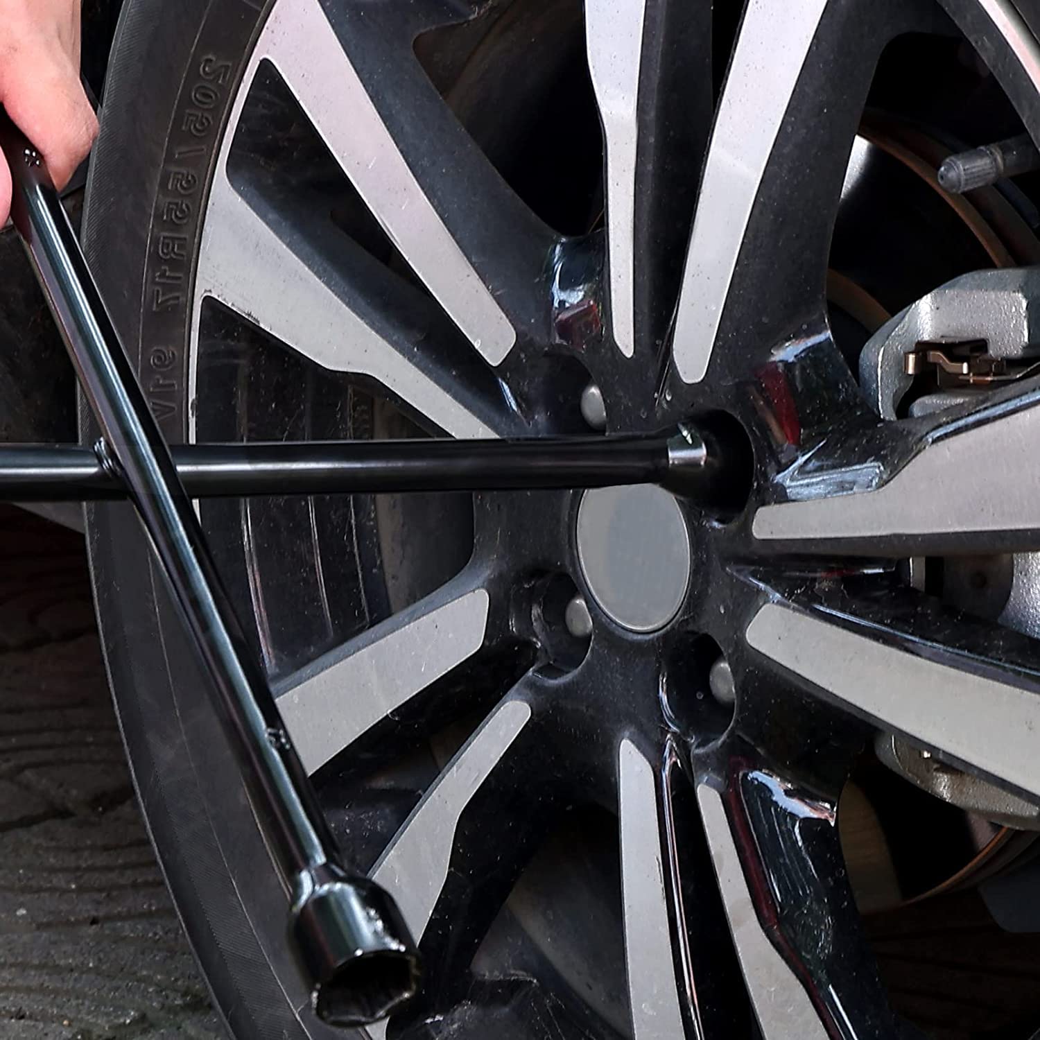 BIG RED TRX31101-14FR cross lug wrench forged heat-treated steel for durability.