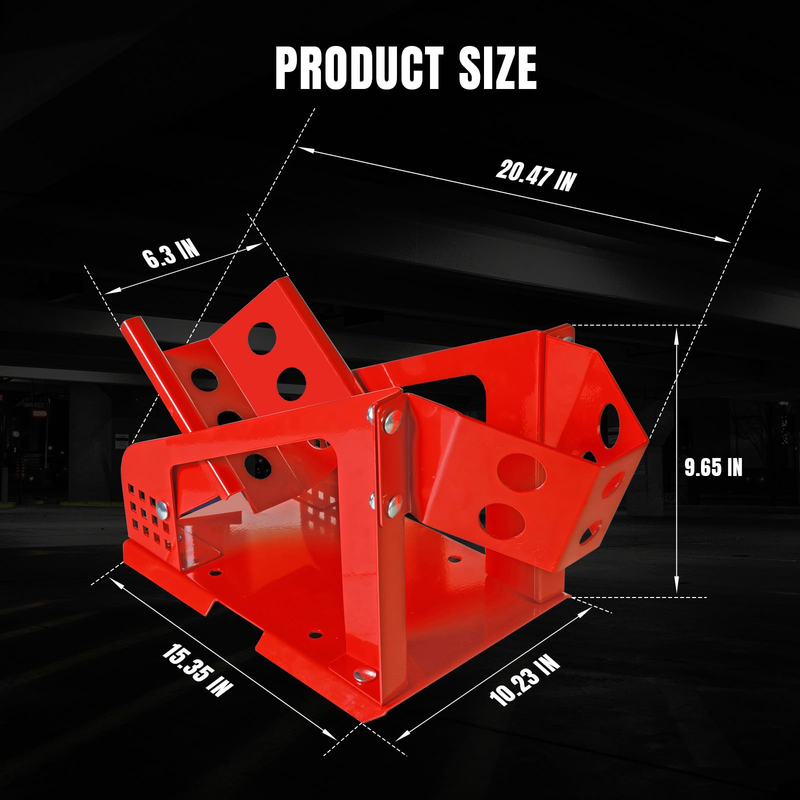 Big Red wheel chock trailer compatibility broadens transport options