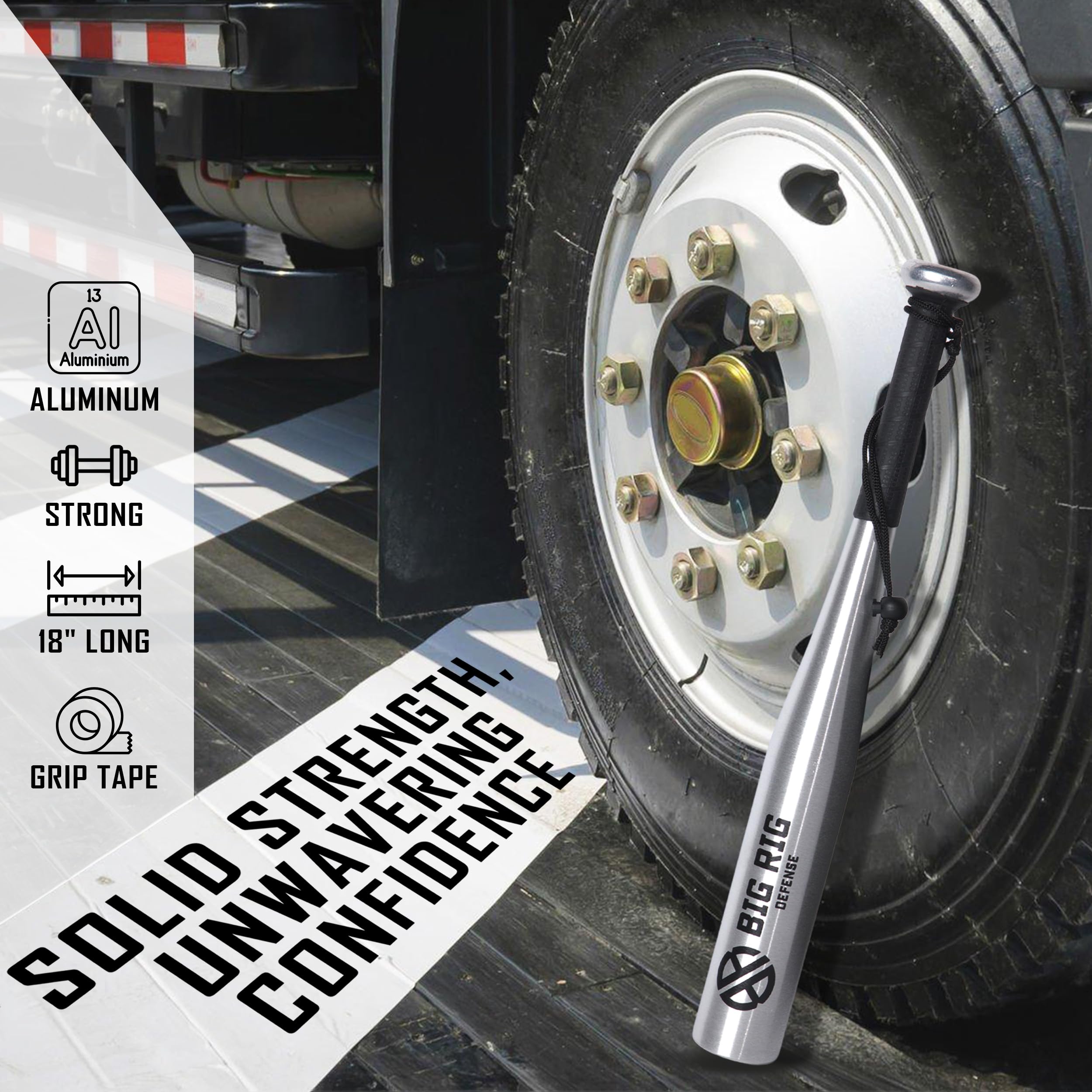 Grip-enhanced handle ensures secure use even with gloves during roadside inspections.