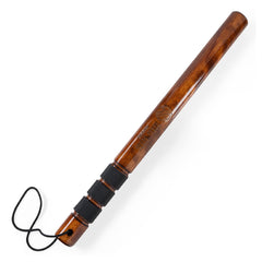 BIG RIG DEFENSE B R Hickory-stick tire thumper for quick checks and grip.