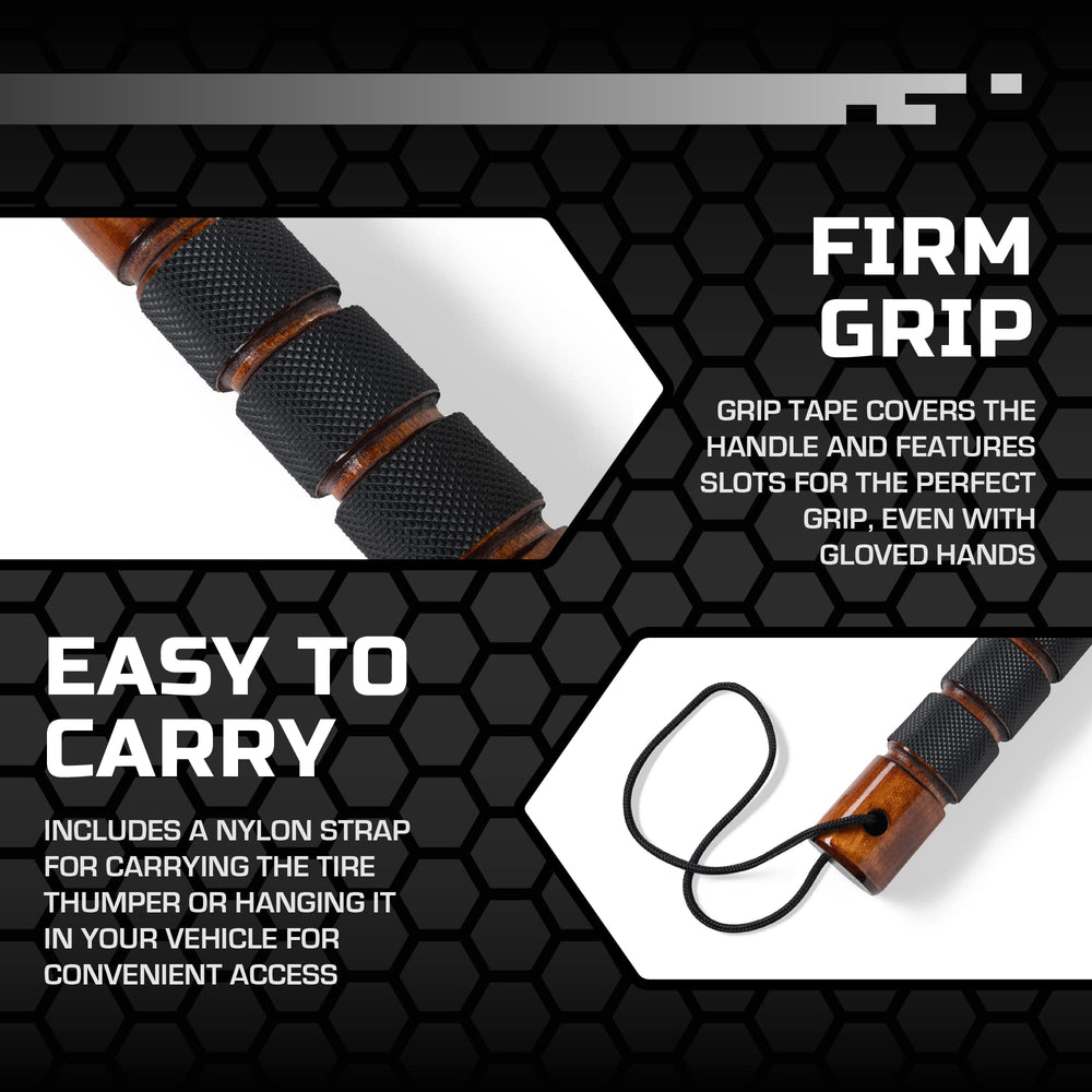 BIG RIG DEFENSE B R Weighted baton with balanced feel and control.