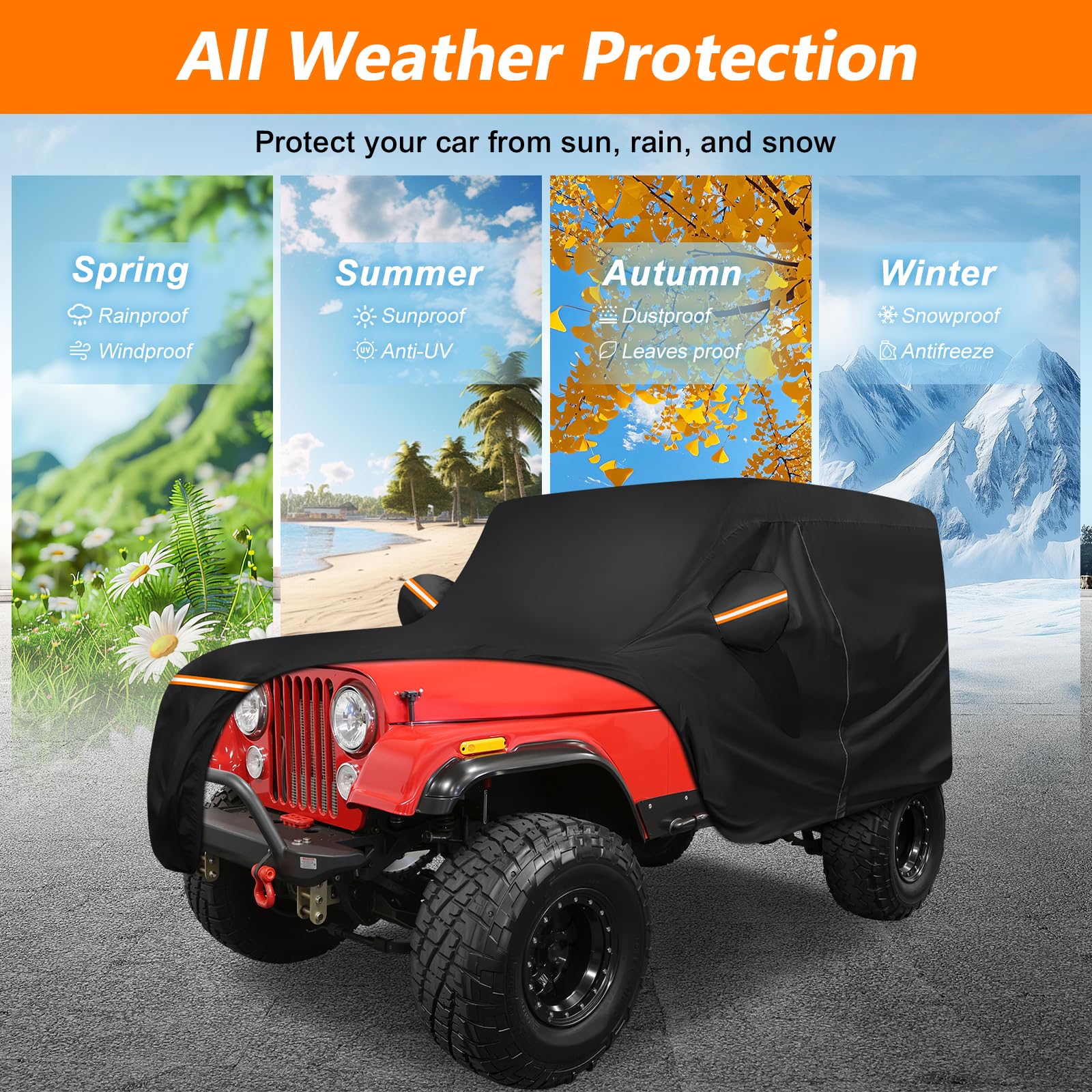 BIGACOVER included storage bag for easy transport and storage