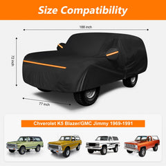 BIGACOVER K5 Blazer rear view demonstrates full coverage.