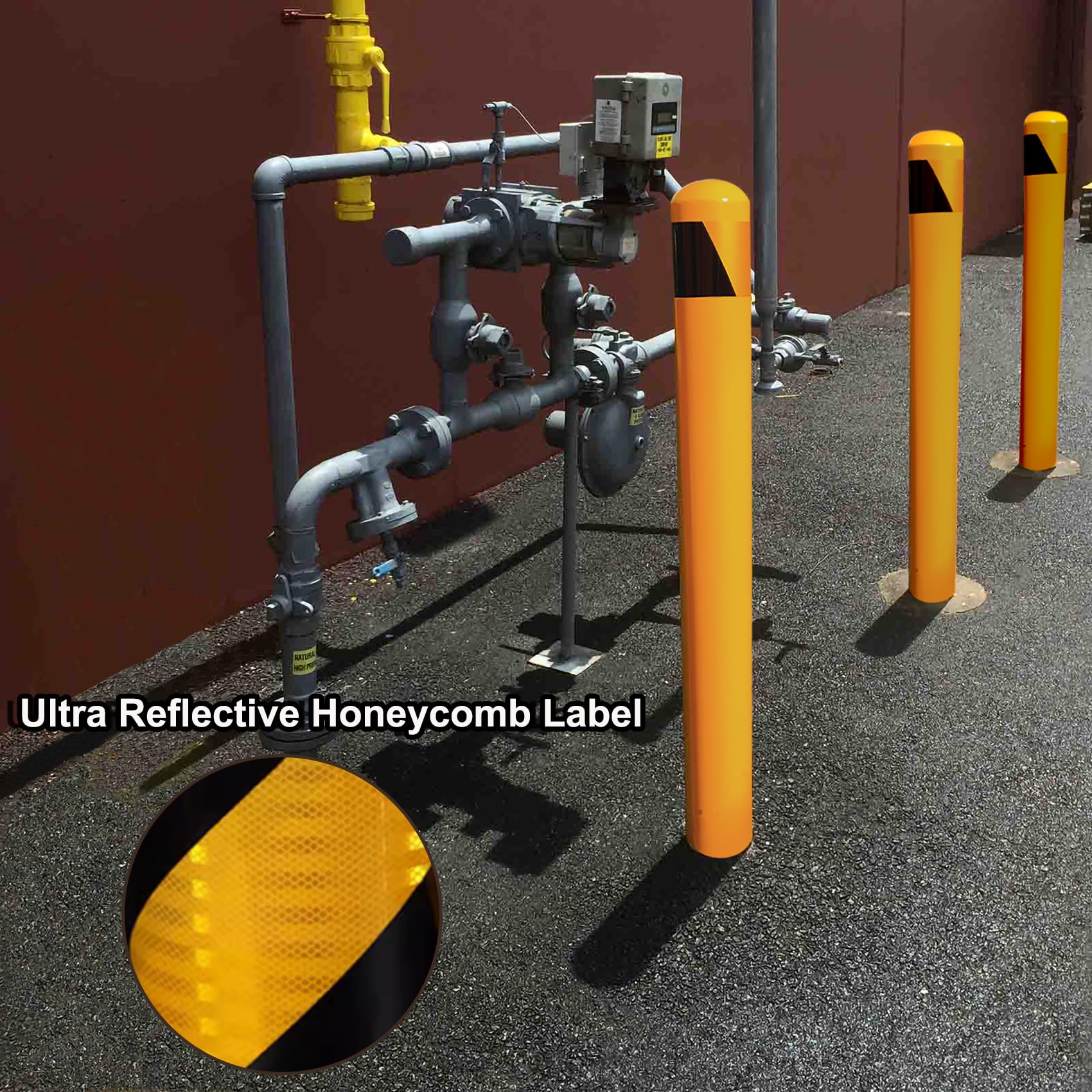 Bigalleons bollard on concrete shows durable height after set.