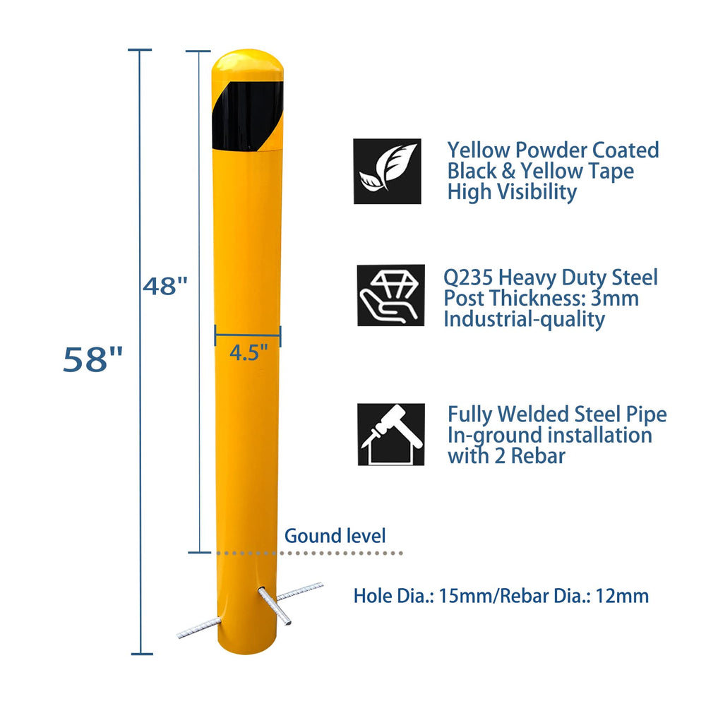 Bigalleons yellow powder coat close-up highlighting protective finish and durability.