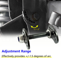 BIGLKNM camber bolt kit installation guide image with steps