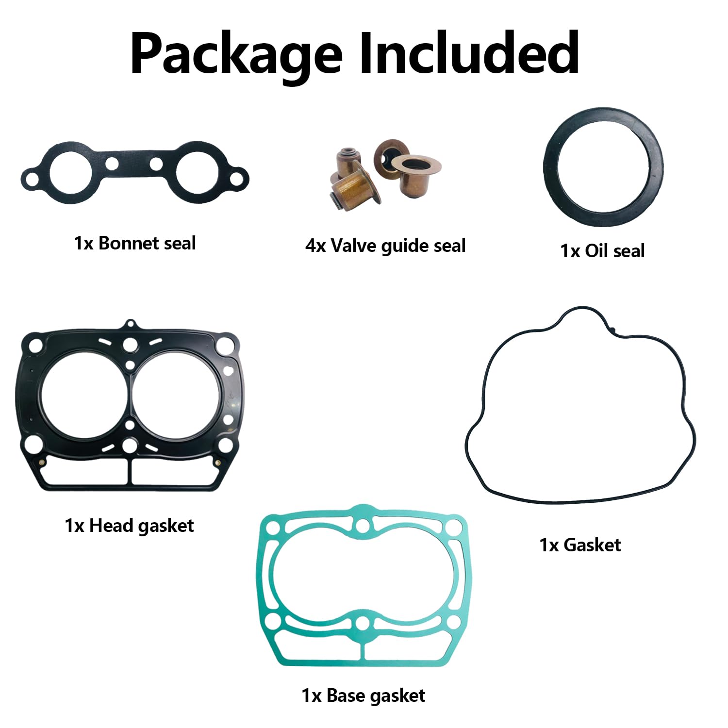 BIGLKNM Ranger RZR 800 head gasket stainless steel edge close-up