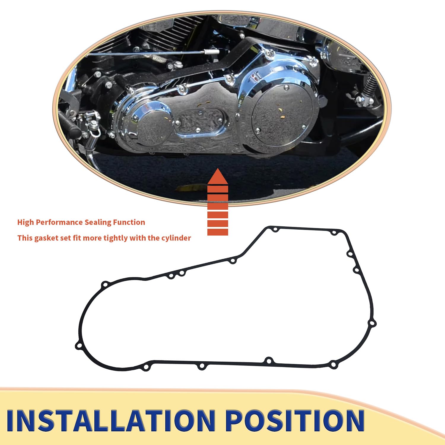 BIGLKNM foamet silicone gasket detail highlights flexible material for durable sealing