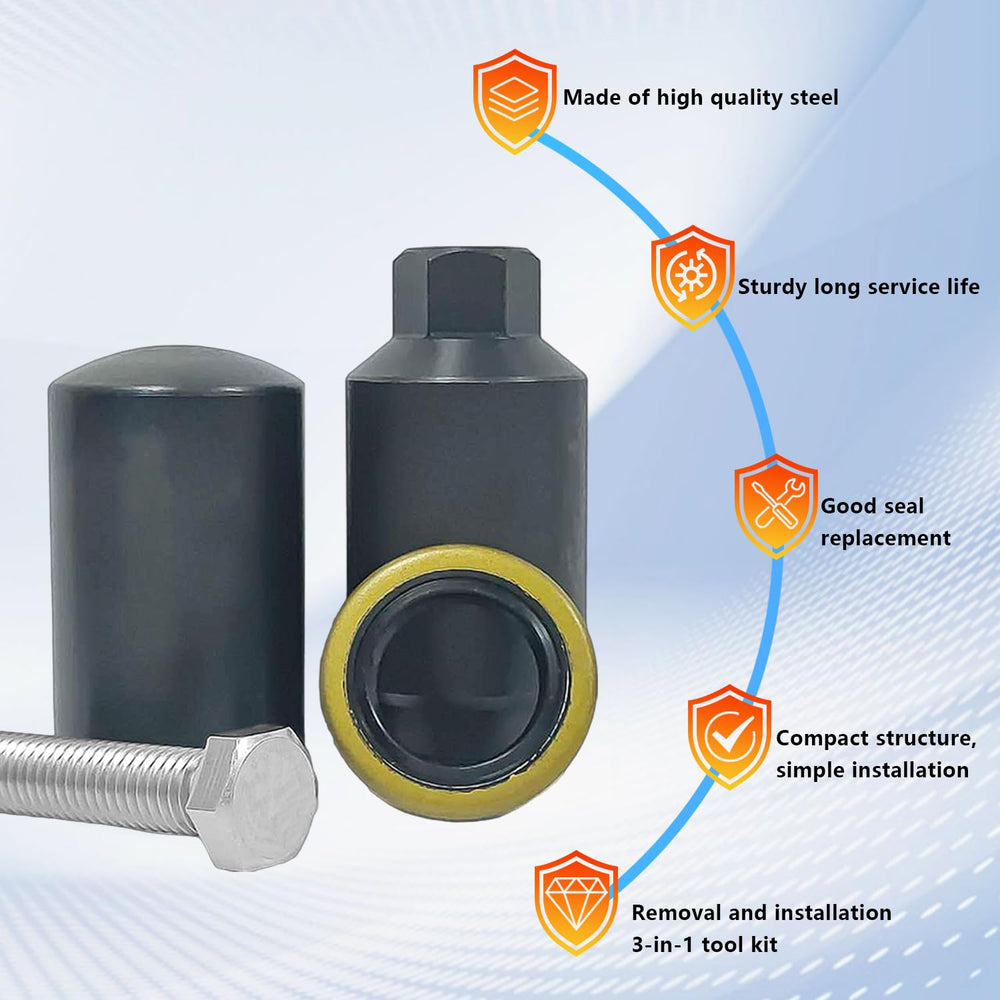 BIGLKNM hex bolt turn action aids precise seal engagement