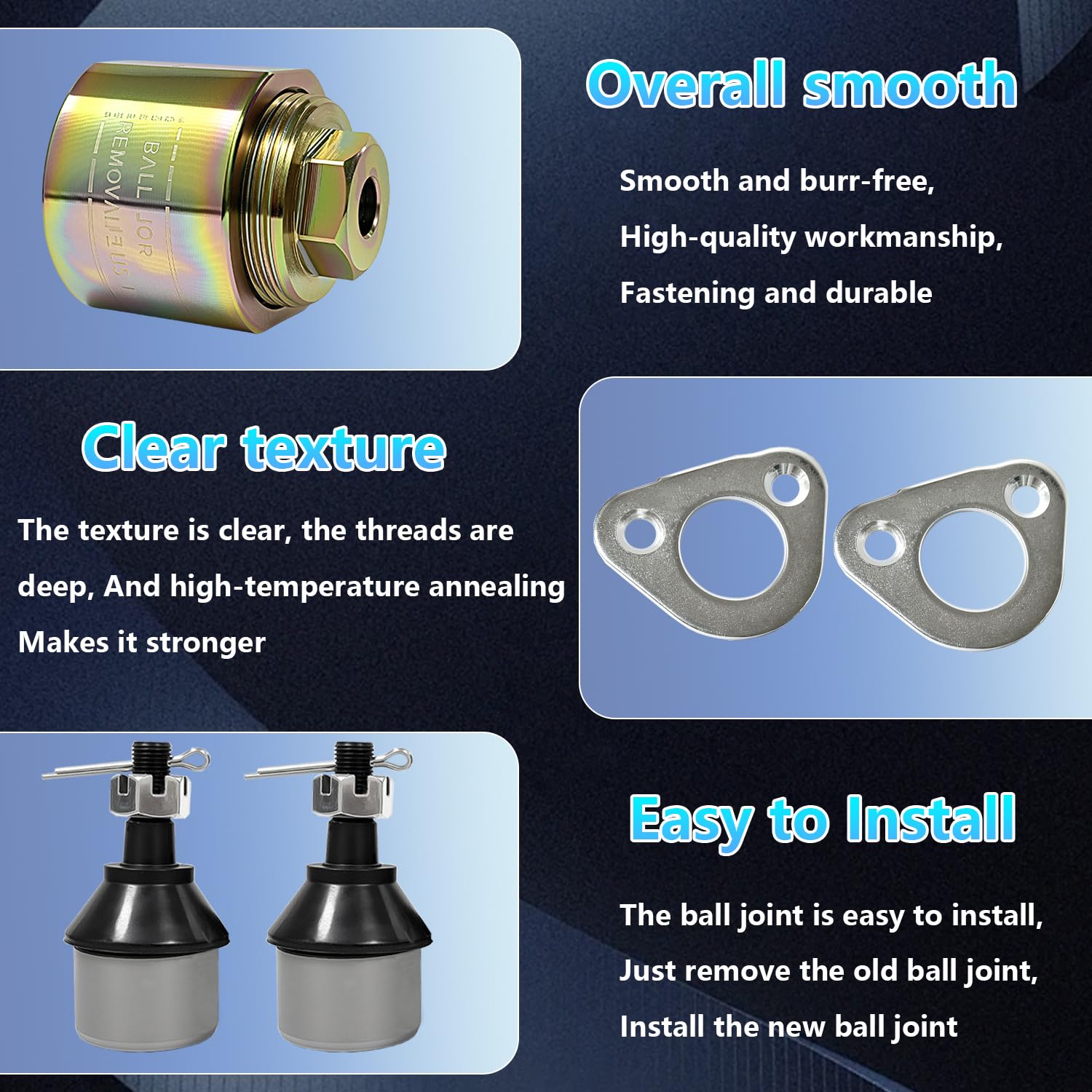 Instruction sheet and parts list from BIGLKNM support straightforward setup