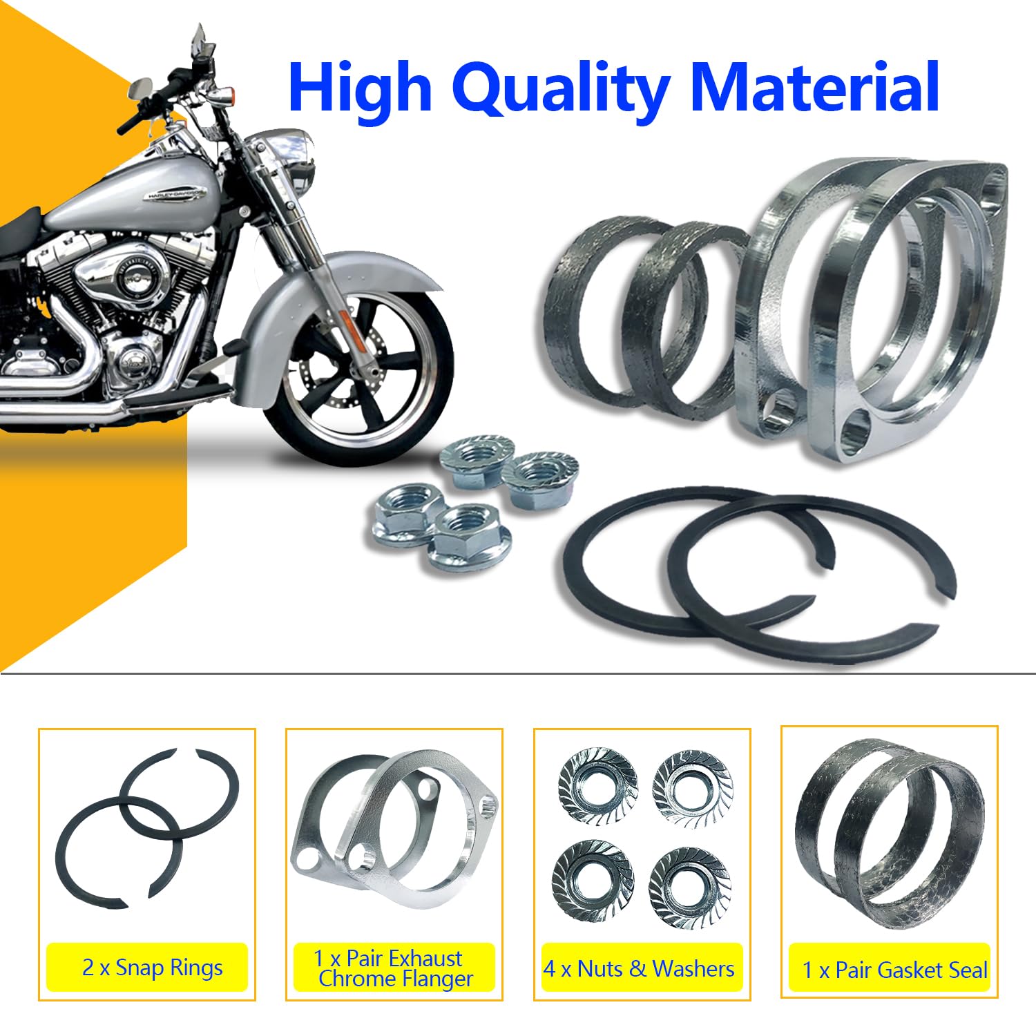 BIGLKNM nuts-and-washers set for Harley-Davidson ensures secure mounting