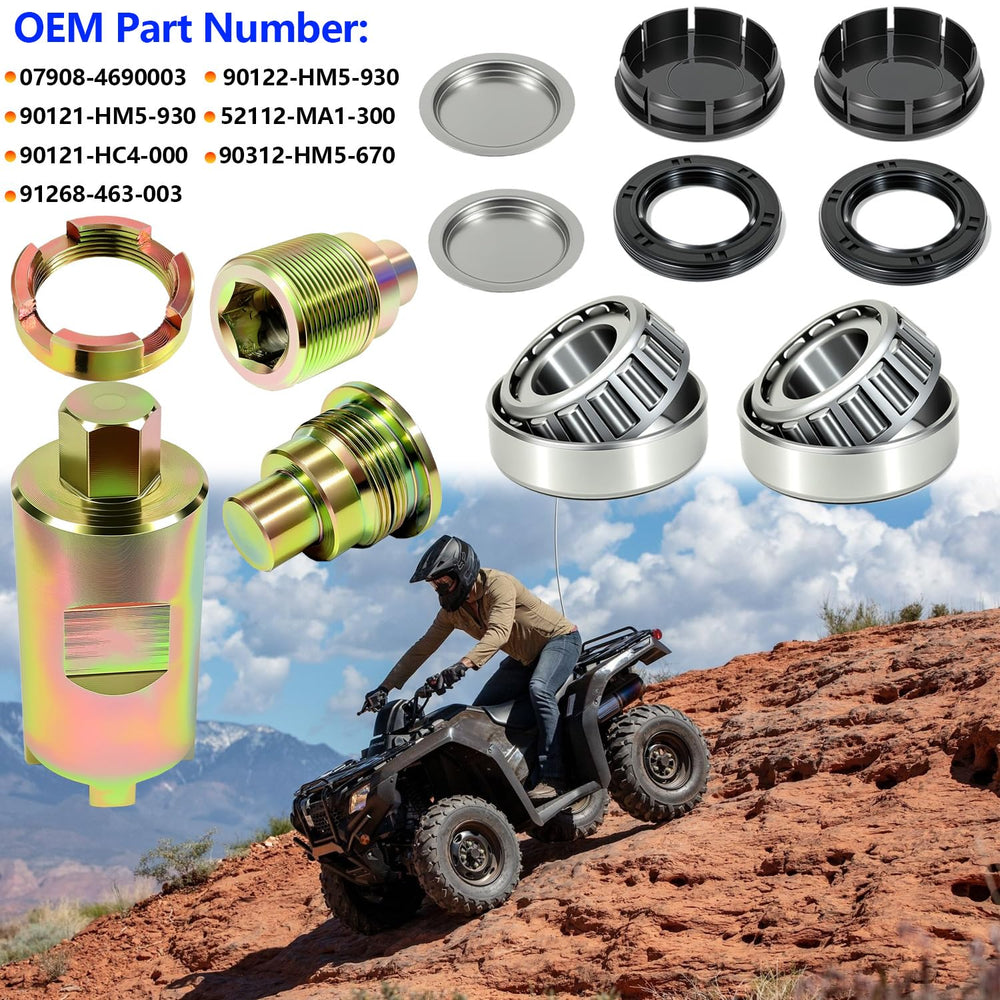 BIGLKNM pivot bolt B complements the kit for balanced assembly