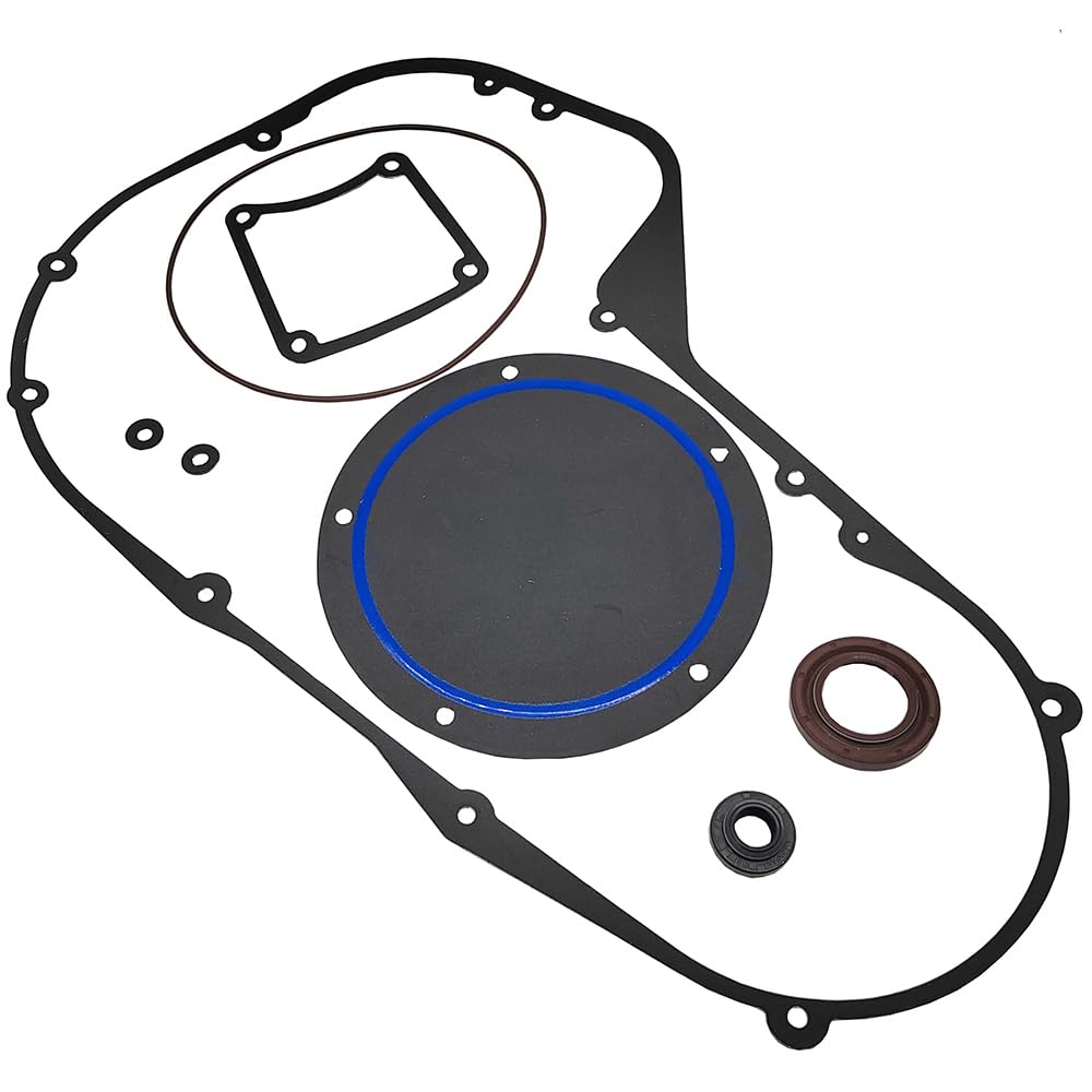 BIGLKNM primary cover gasket kit closeup with durable Harley gaskets
