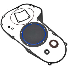 BIGLKNM primary cover gasket kit closeup with durable Harley gaskets