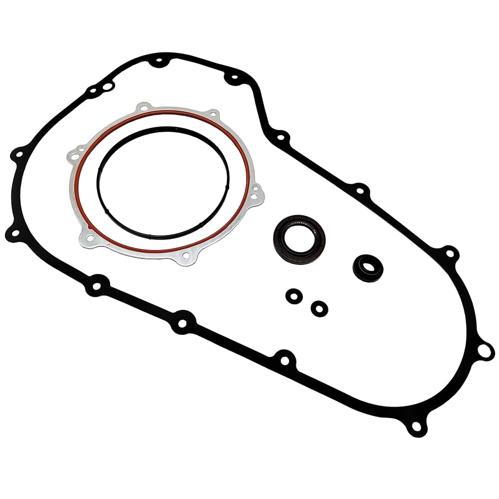 BIGLKNM primary cover gasket kit for Harley Road King shows compatibility and potential performance maintenance.