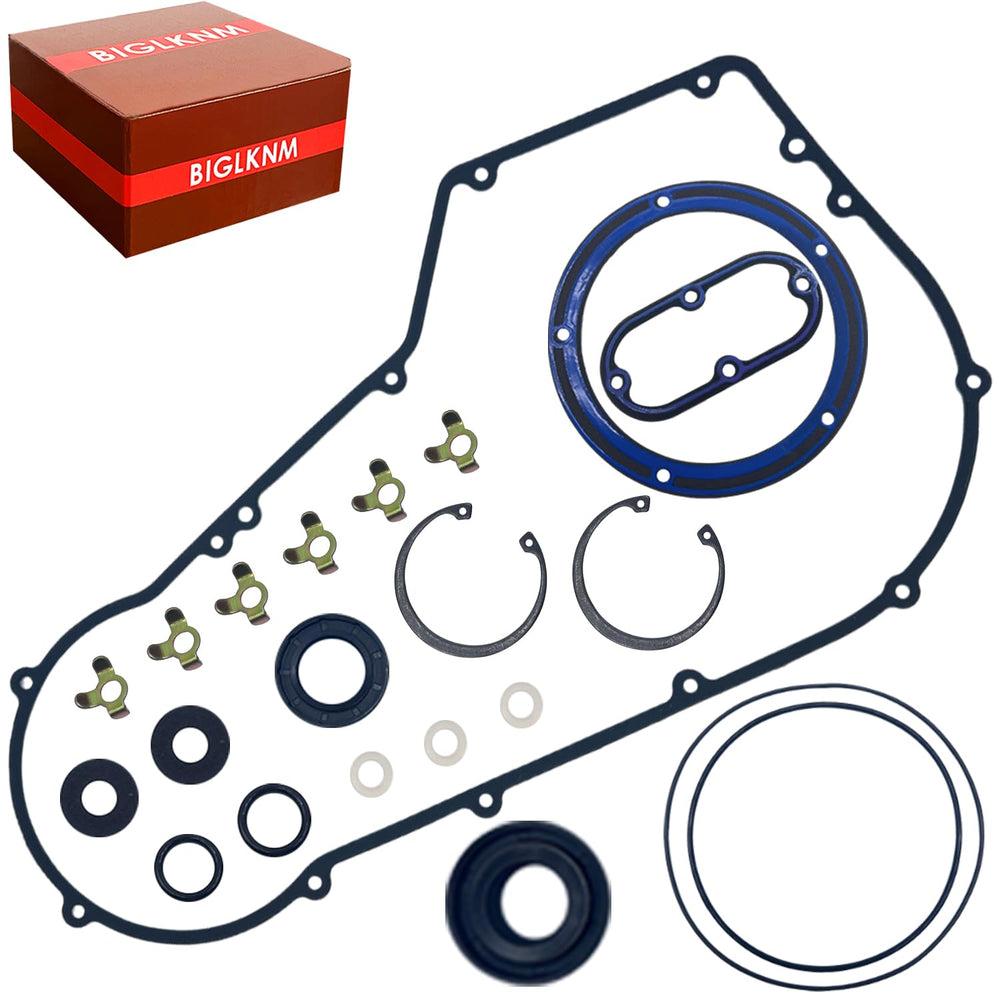 BIGLKNM primary cover gasket set closeup for reliable clutch sealing