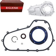 BIGLKNM primary gasket kit cover assembly for Harley ensures a tight, oil-safe seal.