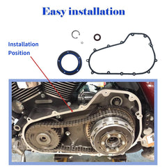 BIGLKNM retaining ring 60678-85 detail demonstrates secure clutch cover fit.