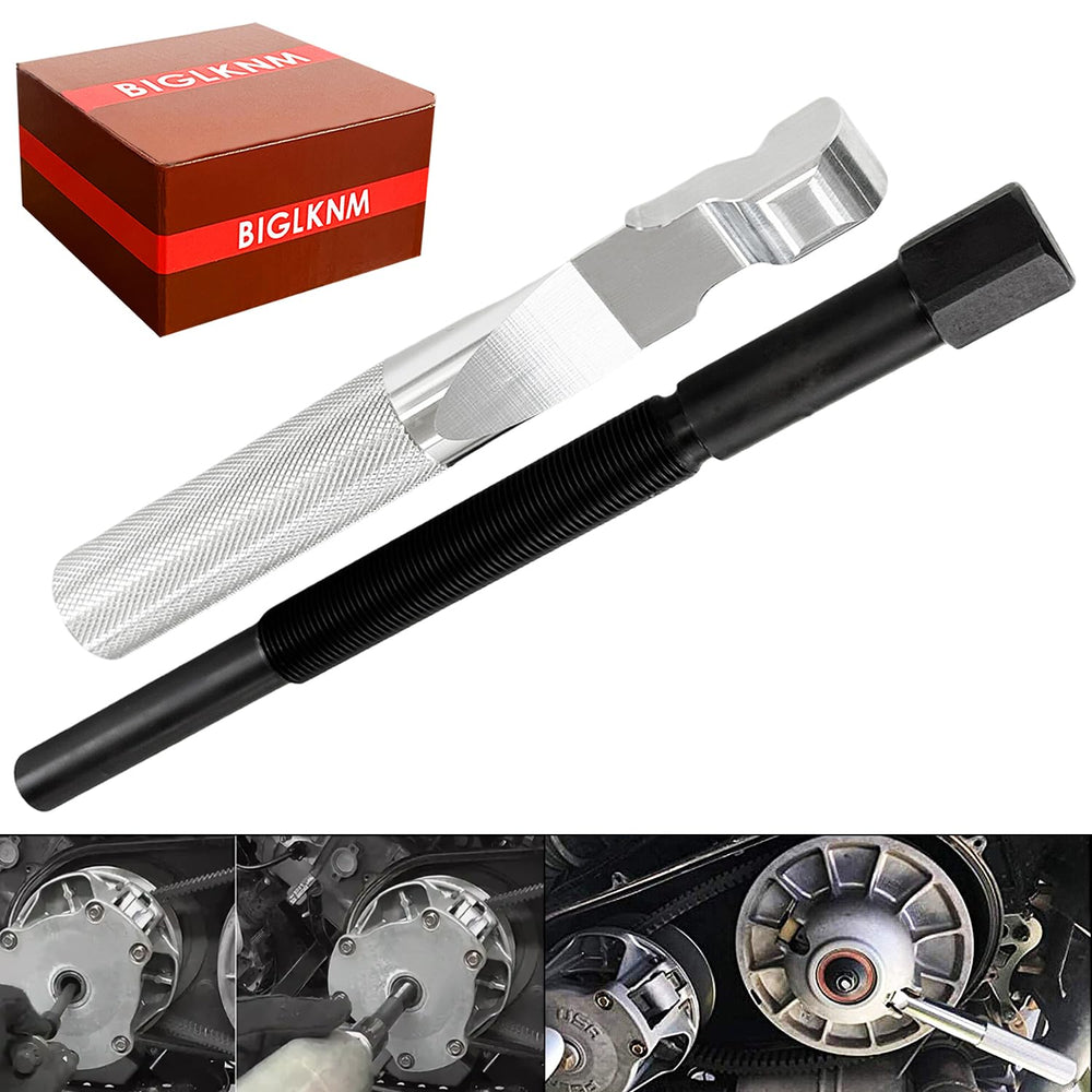BIGLKNM RZR belt-changing tool set for quick belt replacement on Polaris vehicles.