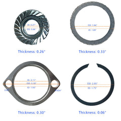 BIGLKNM snap rings pair for precise installation alignment